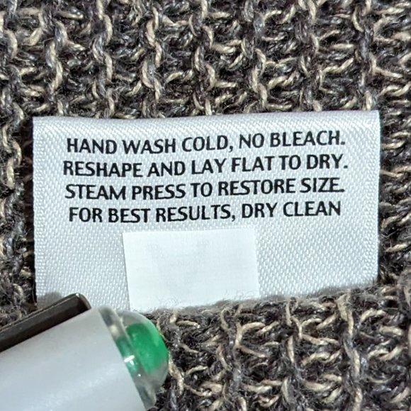 Eileen Fisher Taupe Ivory Cardigan - Picture 5 of 5